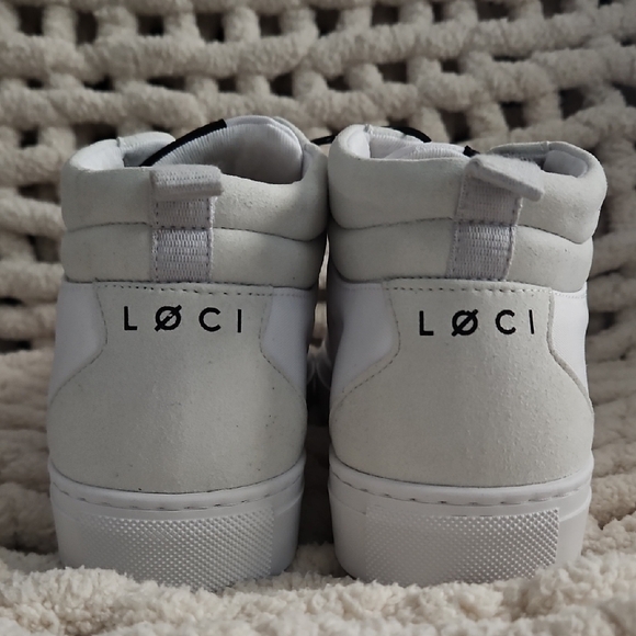 Loci Ten Vegan Logo High-Top Sneakers - Picture 7 of 16
